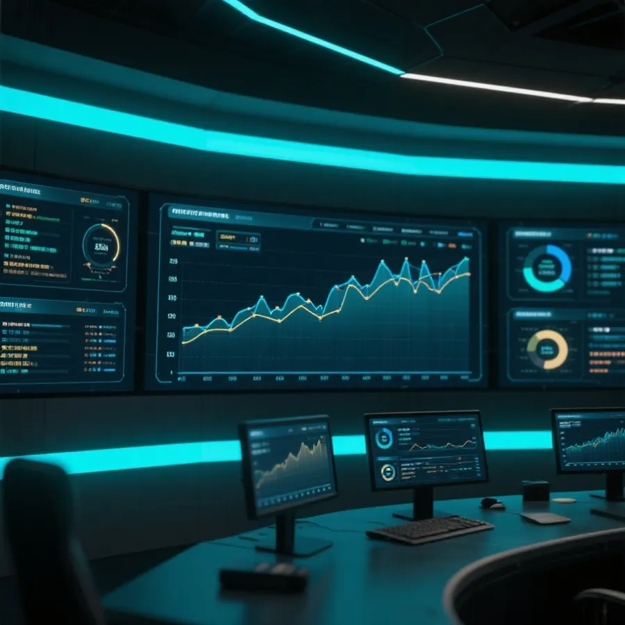 資料視覺化介面示意圖