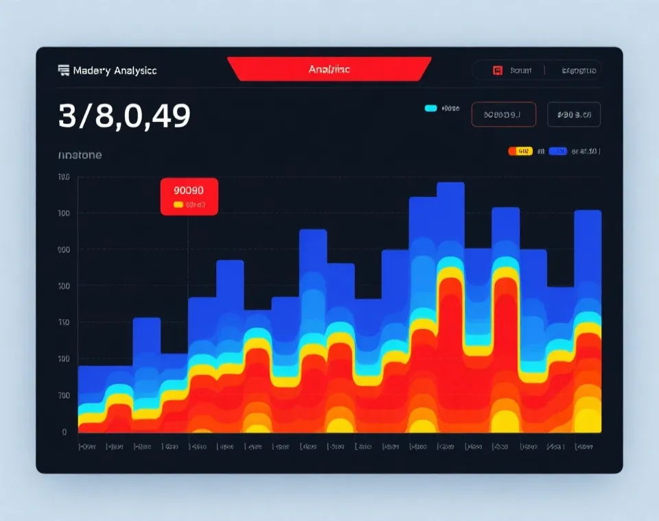 冷熱號碼分佈圖示意